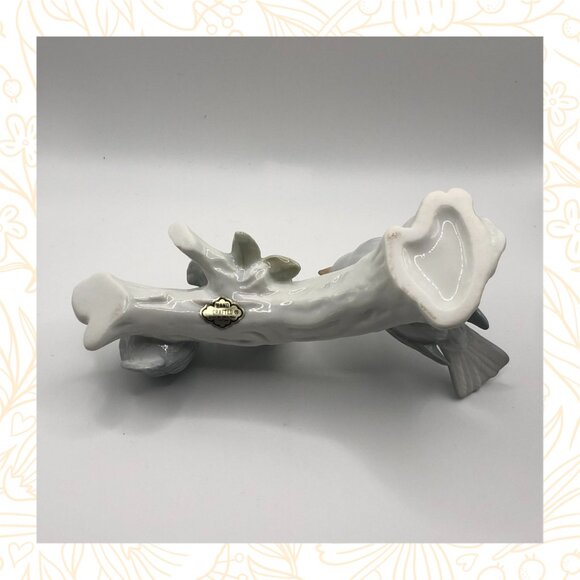 Vintage Otagiri Japan Porcelain Birds on Branch MCM Figurine - Picture 5 of 7